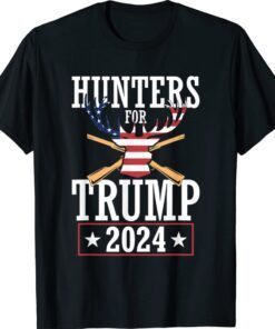 Hunters For Trump 2024 President Republican Deer Hunting Shirt