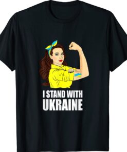 I Stand With Ukraine Putin Ukrainian Gift Shirt