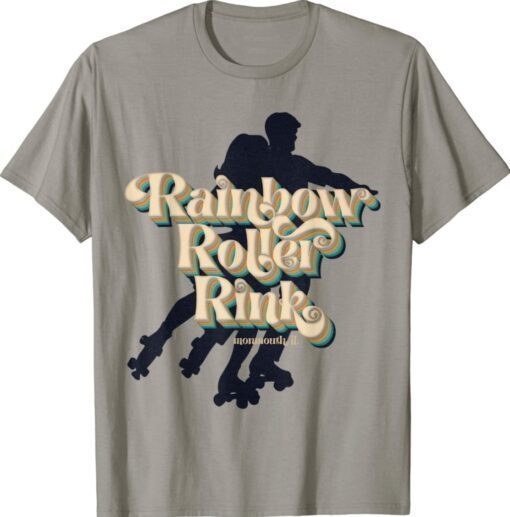 Rainbow Roller Rink Vintage Style Shirt