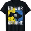 No War In Ukraine I Stand With Ukraine Flag Shirt