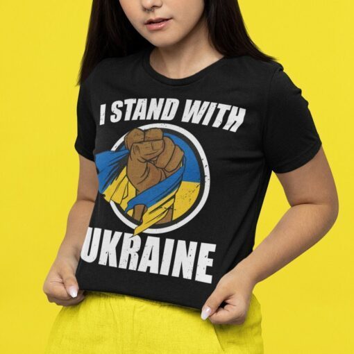 Ukraine Ukrainian Flag I Stand With Ukraine Shirt