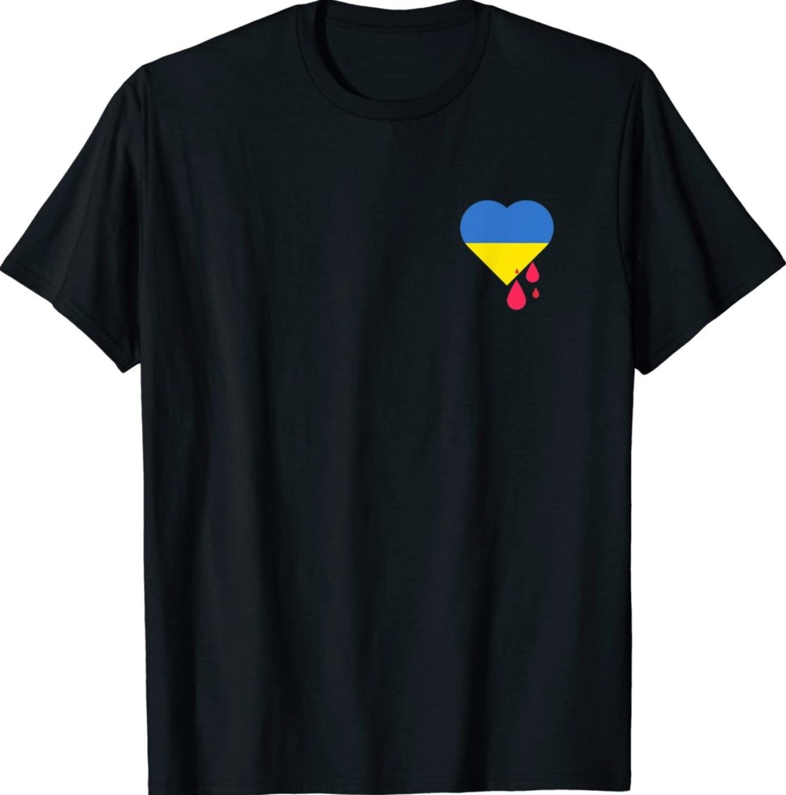 Ukraine Flag Heart Support Ukraine Shirt - ShirtsMango Office