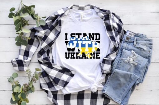 Classic I stand with Ukraine tee, Support Ukraine Shirt