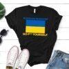 Russian Warship Go F Yourself Ukraine Flag Shirt