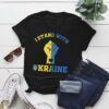 Support Ukraine I Stand With Ukraine Ukrainian Flag T-Shirt