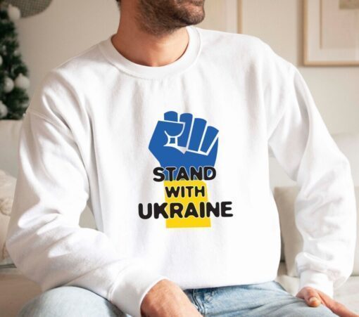 Stand With Ukraine I Support Ukraine Free Ukraine Shirt