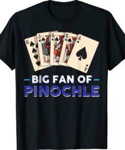 Vwol Big Fan Of Pinochle Vintage T-Shirt