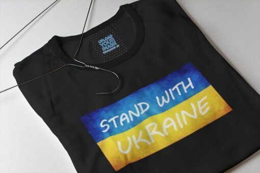 Stand With Ukraine Stop War Free Ukraine T-Shirt