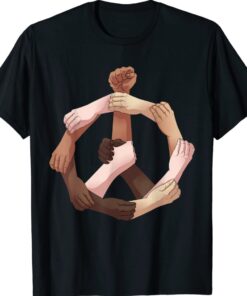 Black History Month Juneteenth 2022 Melanin Peace Hands Shirt