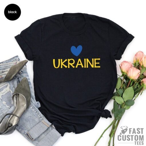 Love Ukraine Stand With Ukraine Strong T-Shirt