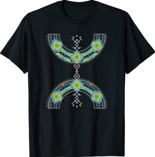 Berbér Amazigh Flag Symbol Kabyle Amazigh Symbol Shirt