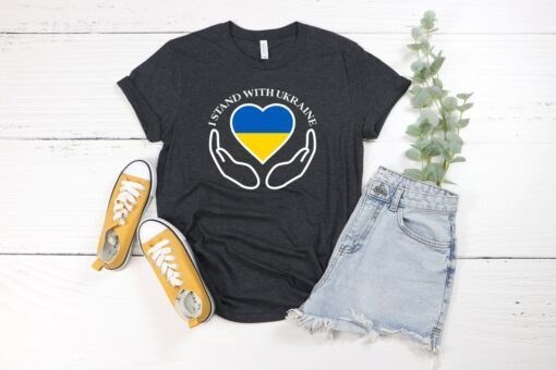 I Stand With Ukraine Shirt Ukraine War Shirt Anti Putin
