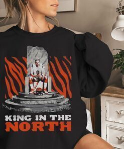 Joe Burrow King In The North Cincinnati Bengals 2022 Champion AFC North Division Shirt