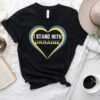 I Stand With Ukraine I Support Ukraine Flag Shirt Ukrainian Roots Ukrainian Lover Support Ukraine Shirt Ukraine Patriot