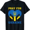 Pray For Ukraine Support Ukrainian I Stand With Ukraine Shirt