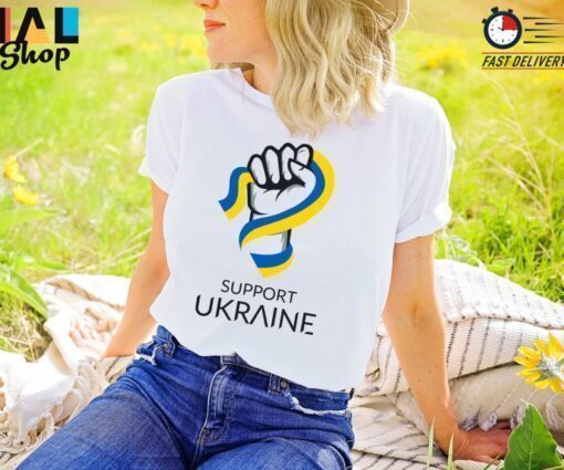 I Stand with Ukraine Heart Ukraine Shirt