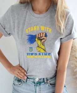 Stand with Ukraine Stop War Free Ukraine Support Ukraina Shirt