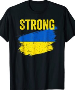 Ukraine Flag Strong Vintage Shirt
