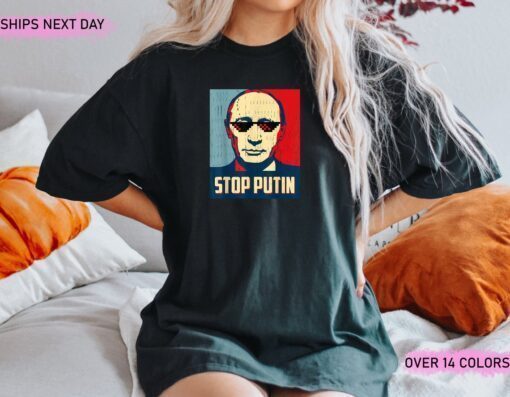STOP PUTIN Peace for Ukraine Support Ukraine T-Shirt