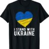 I Stand with Ukraine Support Ukraine Flag Shirt