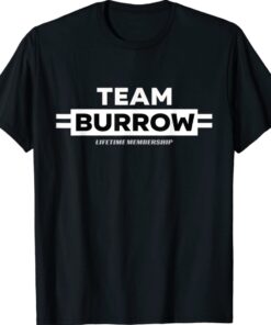 Team Burrow Proud Family Surname Last Name Shirt