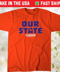 Clemson Baseball Our State Shirt