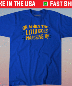 Oh When The Lou Goes Marching In STL Hockey Shirt