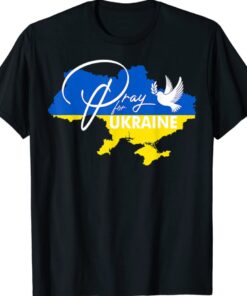 Support Ukrainians Flag Pray For Ukraine Flag Free Ukraine Shirt