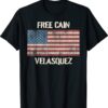 Free Cain Velasquez Retro Vintage USA Flag Shirt