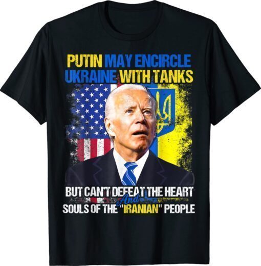 Support Ukraine Anti Biden America Ukrainian Flag Ukraine Shirt