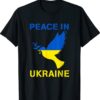 Peace in Ukraine Dove Stand with Ukraine Support Ukraine Shirt