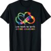 Love Needs No Words Heart Puzzle Autism Awareness Shirt