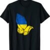 Peace in Ukraine Praying Hands Support Shirt