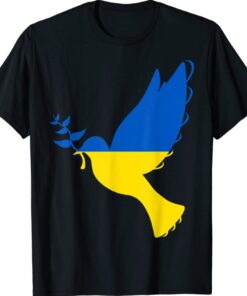 Peace in Ukraine Peaceful Dove Pullover Shirt
