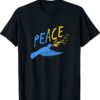 Flying bird symbol of peace support ukraine Flag no war Shirt
