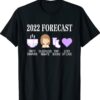 2022 Forecast Expectant Mother Father Baby Announcement Shirt