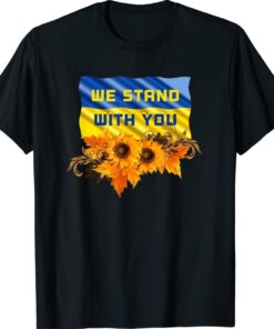 Anti Putin Ukraine Sunflowers Anti Russian Pro Ukrainian Shirt