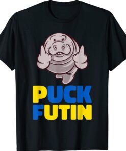 Puck Futin Stop War Stand With Ukraine Peace Manatee Shirt