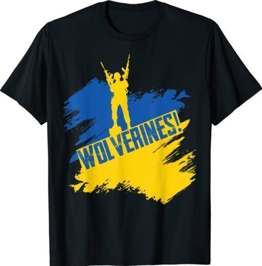 Wolverines Support Ukraine T-Shirt