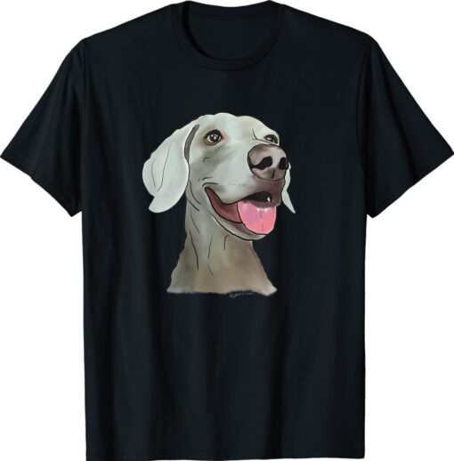 Weimaraner Dog Living the Life T-Shirt