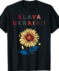 Slava Ukraini Sunflower Support Ukraine Costume Shirt