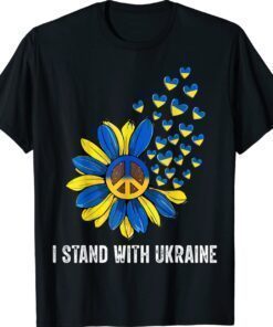 Support Ukraine I Stand With Ukraine Ukrainian Flag Shirt