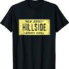 Hillside NJ Hometown New Jersey License Plate Shirt