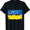 I Stand With Ukraine Funny Ukrainian Farmer Steals Tank Shirt