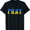 Ukrainian Lovers Ukraine Map Pray For Ukraine Shirt