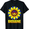 Ukraine Ukrainian Flag Sunflower Girl Ukraine Shirt