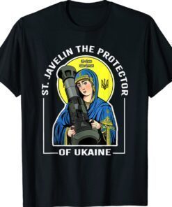 St. Javelin The Protector Of Ukraine Retro Vintage Shirt