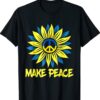 Sunflow Make Peace Ukrainians Flag Shirt