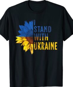 Sunflower Ukraine Flag I Stand with Ukraine Shirt
