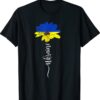 Ukraine Flag Sunflower Ukrainian Support Ukraine Shirt